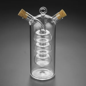 2-in-1 Oil Vinegar Glass Bottle