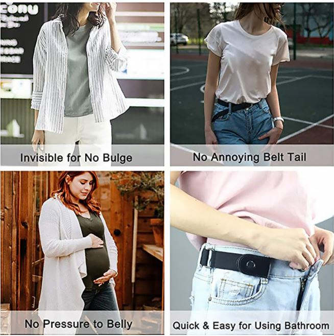 Buckle-Free Elastic Lazy Waist Belt