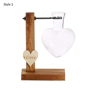 Terrarium Hydroponic Heart Shape Plant Vase
