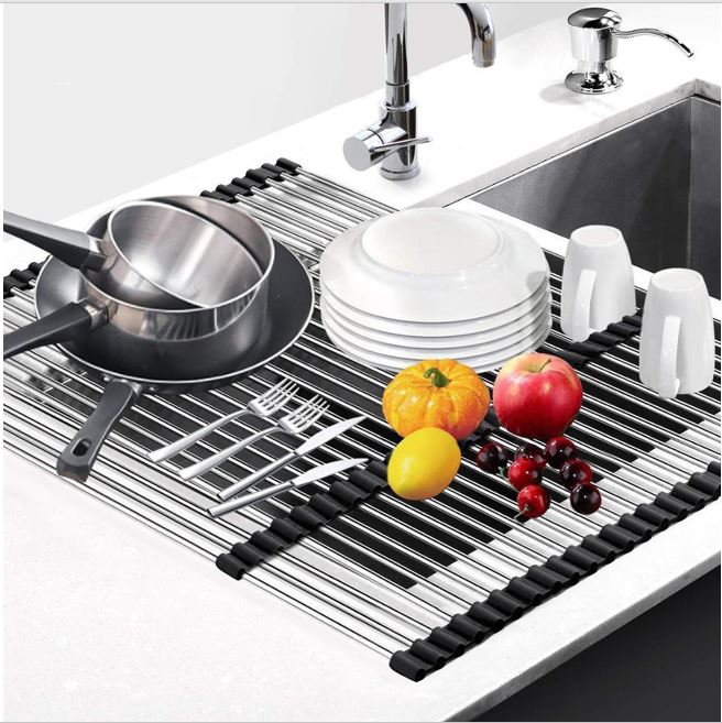 Stretchable Roll-up Drain Rack