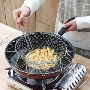 Foldable Fry Boil Basket