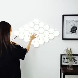 Smart Touch LED Honeycomb DIY Wall Lights