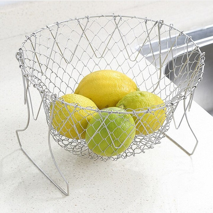 Foldable Fry Boil Basket
