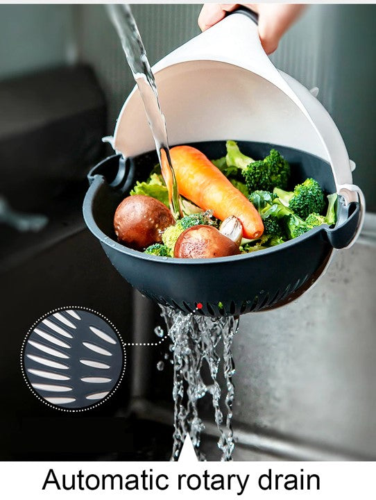 Drain Basket Multifunctional Vegetable Cutter Set