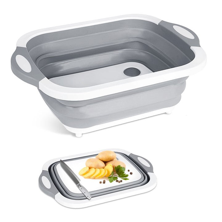3 in 1 Kitchen Cutting Board Basket