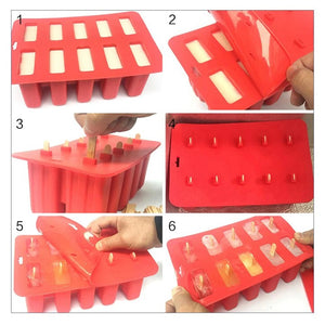 Silicone Popsicle Molds Ice Pop Maker