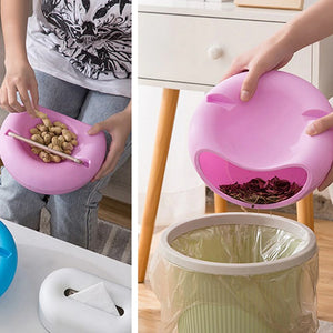 Creative Snack Bowl With Phone Slot