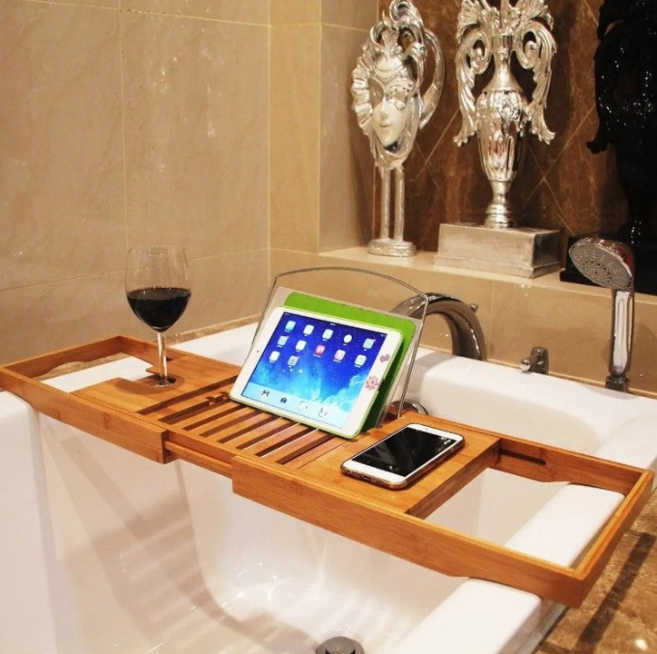 Bathtub Bamboo Tray Rack