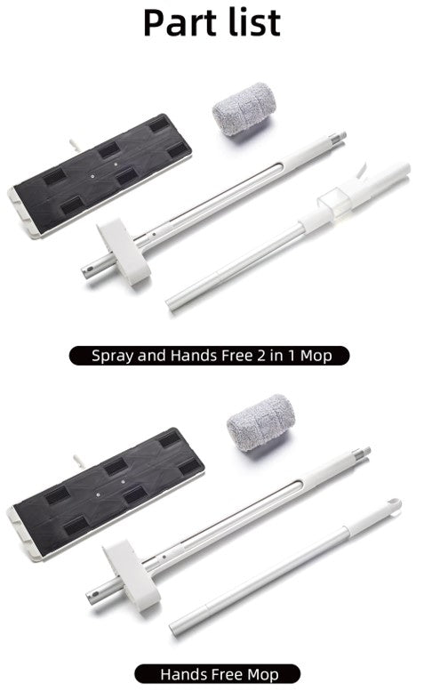 Quick Hands-Free Magic Cleaning Flat Mop