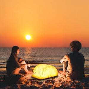 Foldable LED Wooden Book Lamp
