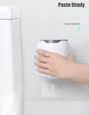 Premium TPR Silicone Toilet Brush With Hidden Tweezers