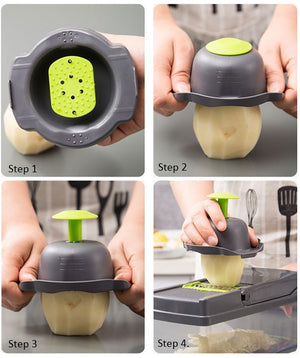 7 in 1 Multifunctional Vegetable Fruit Sharp Cutter Set