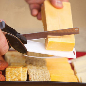 2 in 1 Scissors Knife with Cutting Board