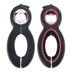 6 in 1 Multifunctional Bottle Can Plastic Bag Opener