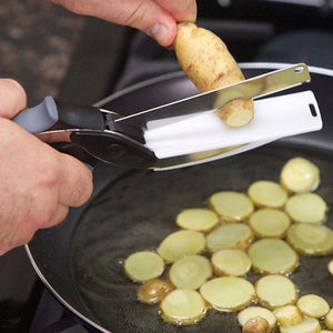 2 in 1 Scissors Knife with Cutting Board