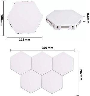 Smart Touch LED Honeycomb DIY Wall Lights