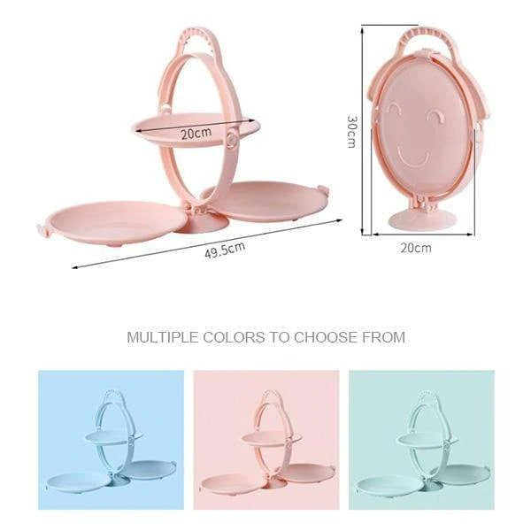 3-ply Fruit Snack Plate Display Stand