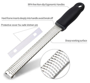 Stainless-Steel Lemon Zester Cheese Grater