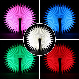 Foldable LED Wooden Book Lamp