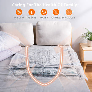 Vacuum Bags With Pump For Clothes Storage Space Saver