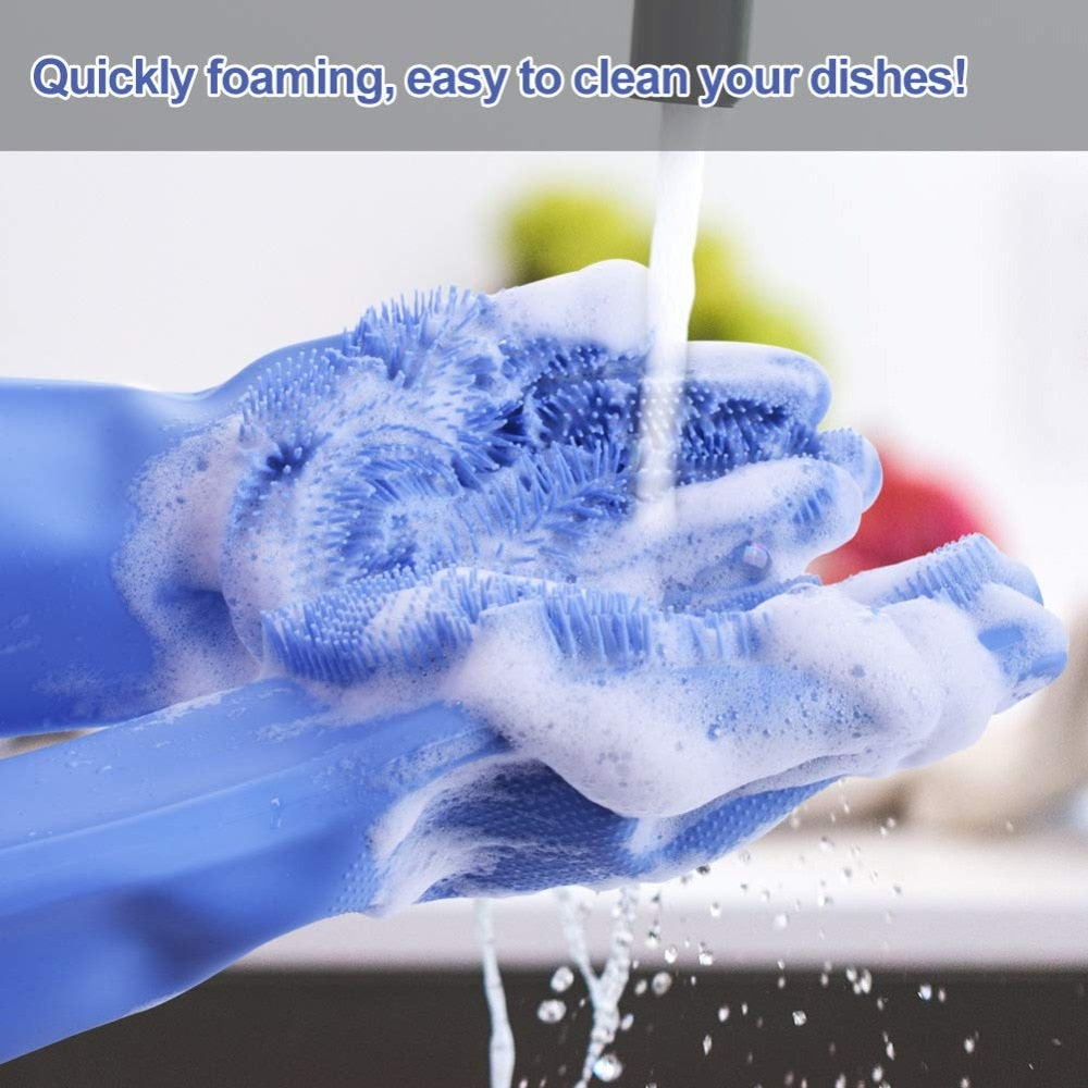 Multifunctional Silicone Cleaning Gloves