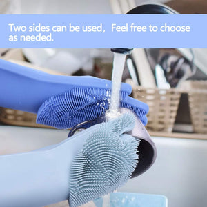 Multifunctional Silicone Cleaning Gloves