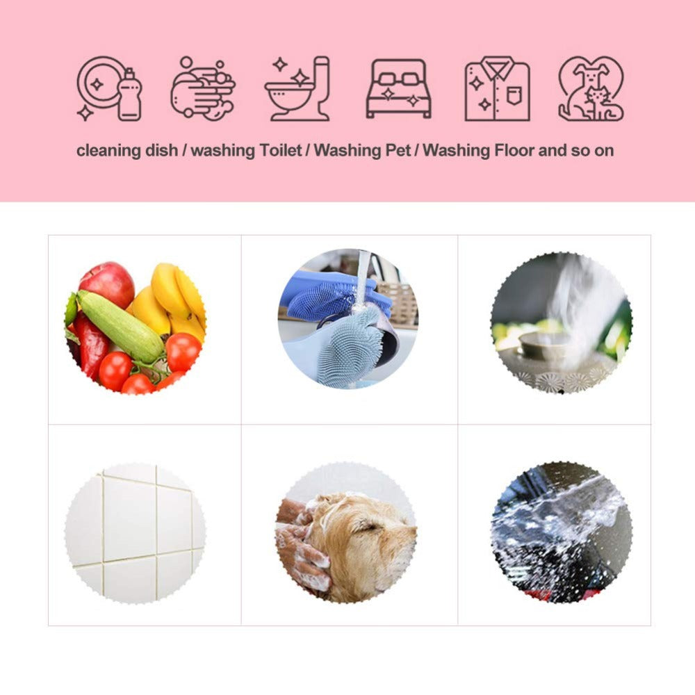 Multifunctional Silicone Cleaning Gloves