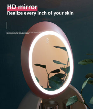 LED Beauty Mirror Cosmetic Case