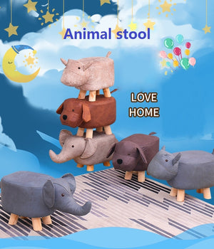 Cute Cartoon Animal Low Stool