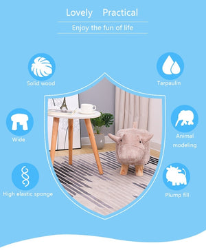 Cute Cartoon Animal Low Stool