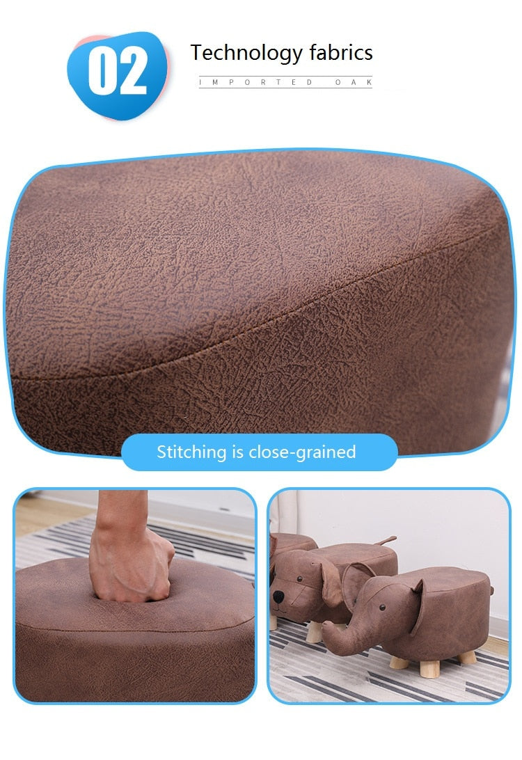 Cute Cartoon Animal Low Stool