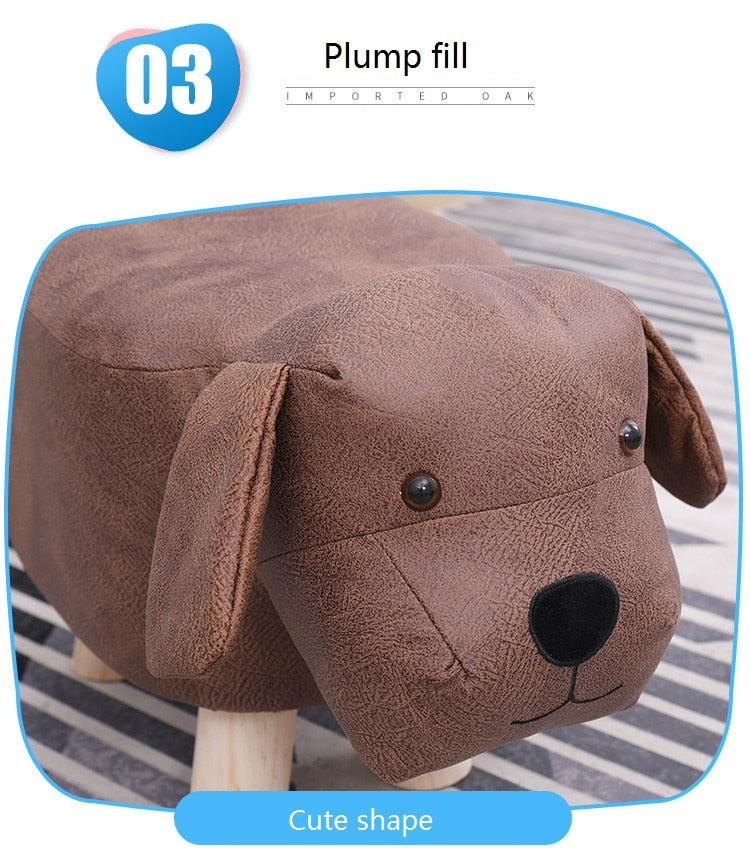 Cute Cartoon Animal Low Stool