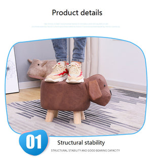Cute Cartoon Animal Low Stool