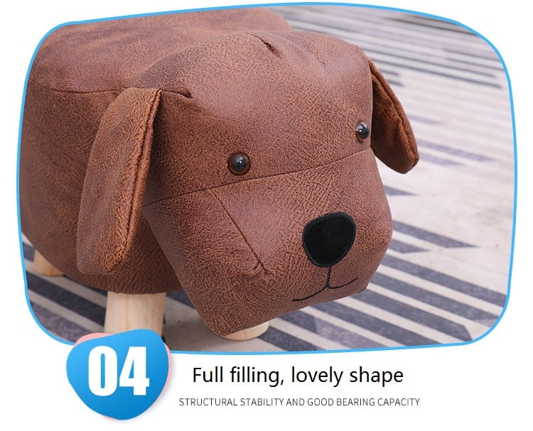Cute Cartoon Animal Low Stool