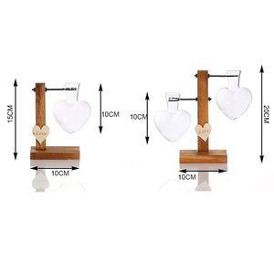 Terrarium Hydroponic Heart Shape Plant Vase