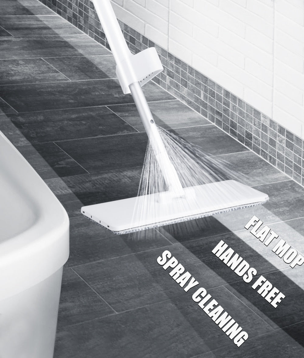 Quick Hands-Free Magic Cleaning Flat Mop