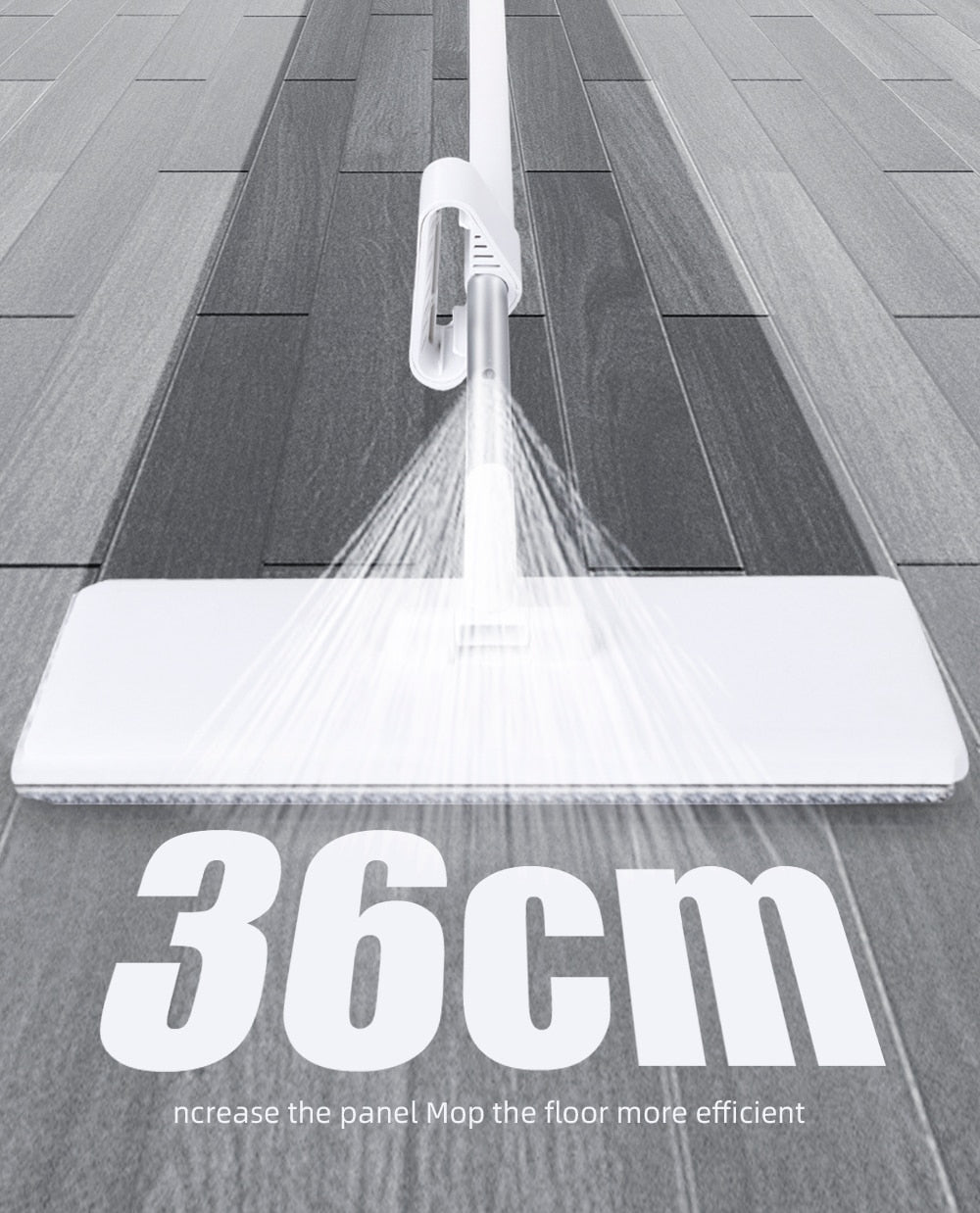 Quick Hands-Free Magic Cleaning Flat Mop