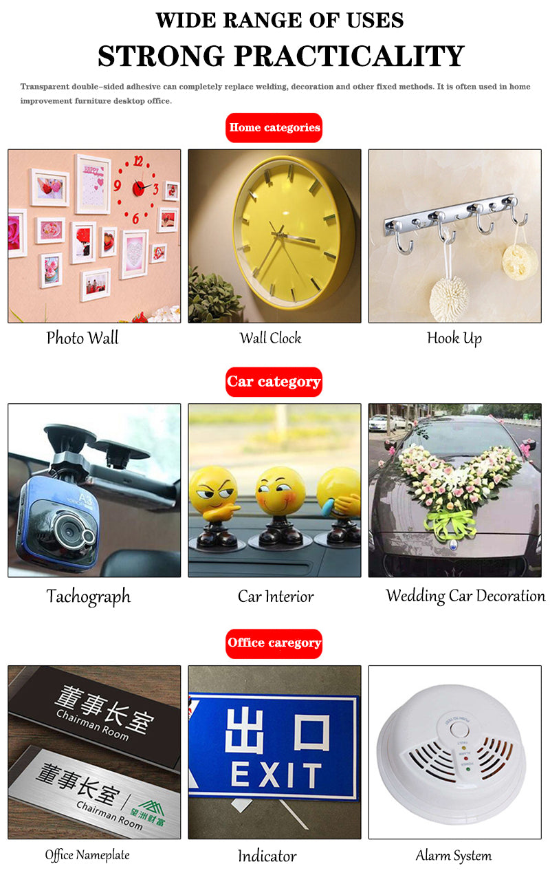 Strong Nano Double-Sided Clear Tape