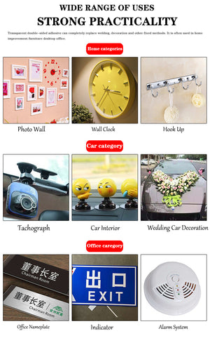 Strong Nano Double-Sided Clear Tape