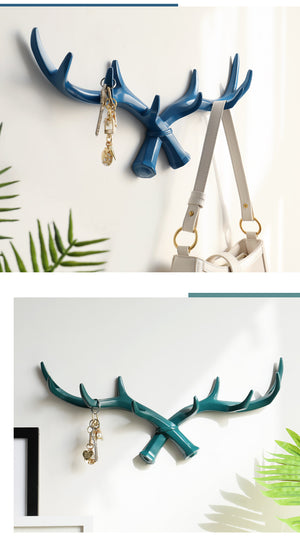 Deer Antler Decorative Wall Hook