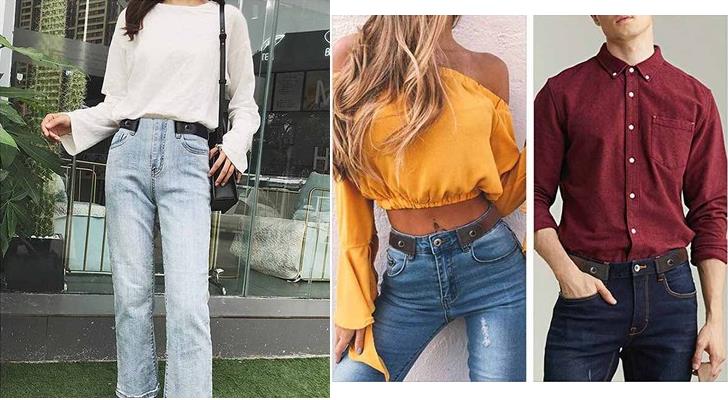 Buckle-Free Elastic Lazy Waist Belt