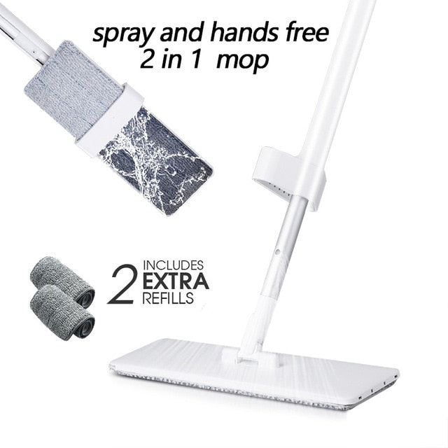 Quick Hands-Free Magic Cleaning Flat Mop