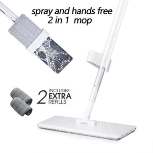 Quick Hands-Free Magic Cleaning Flat Mop