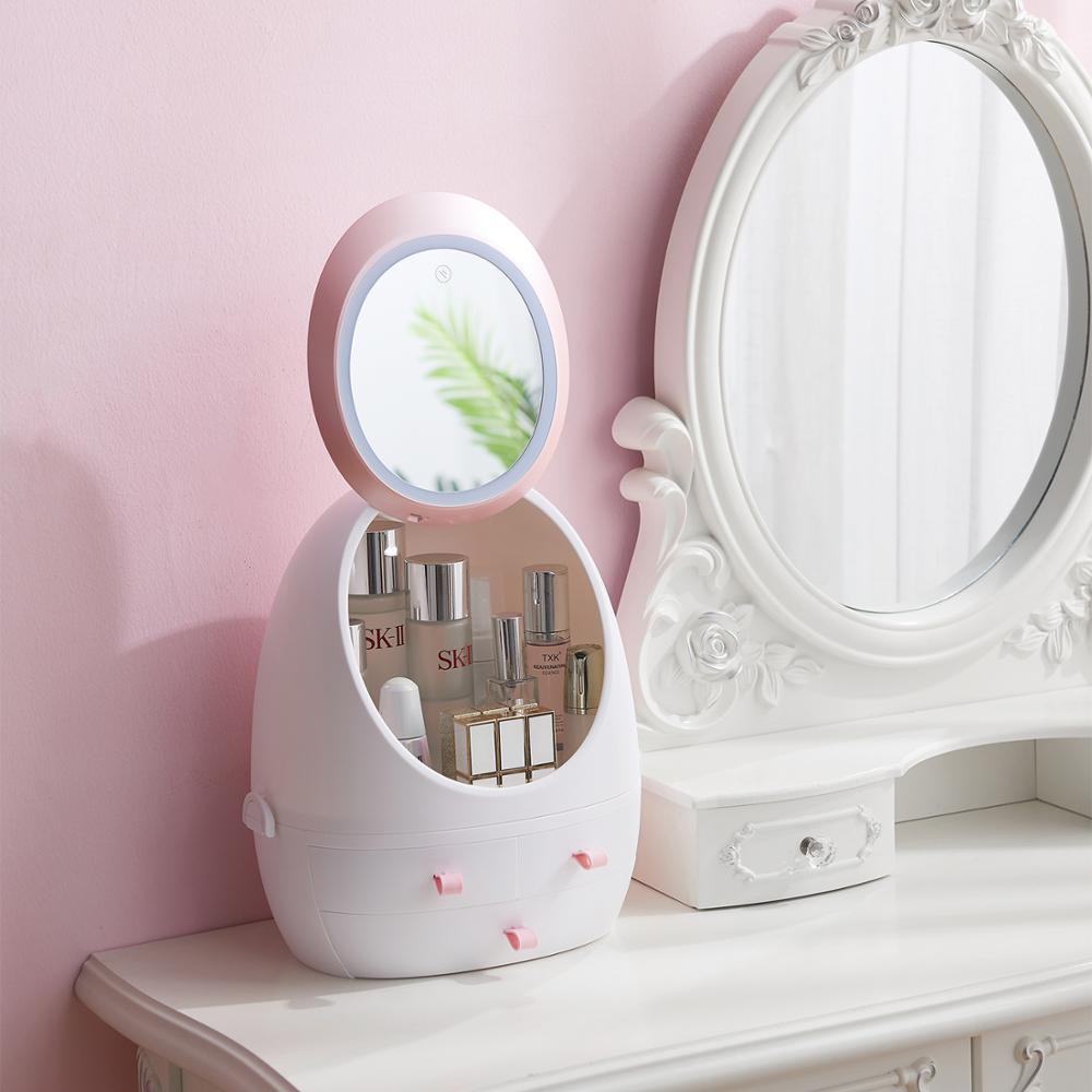 LED Beauty Mirror Cosmetic Case