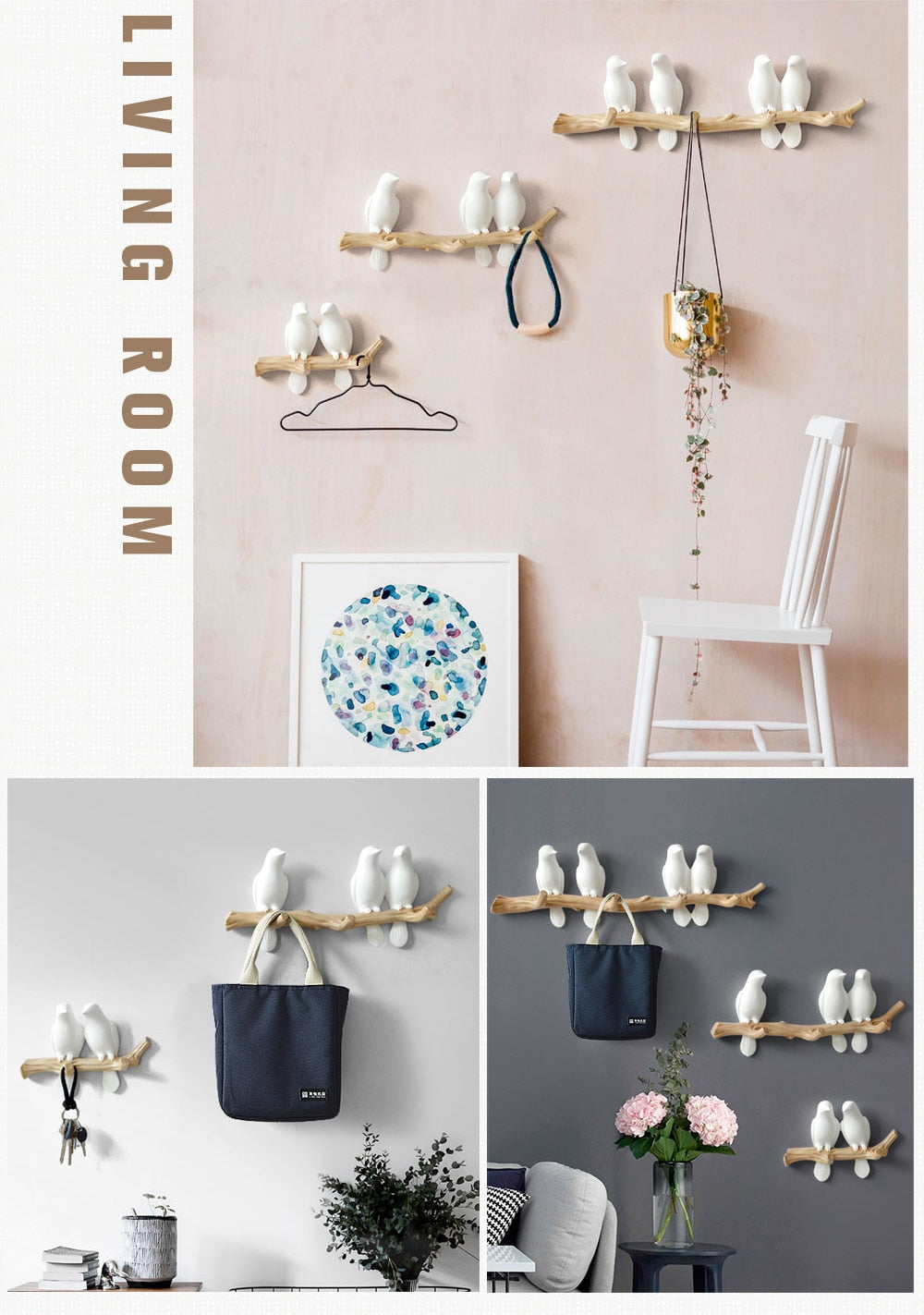 Birds Decorative Wall Hook