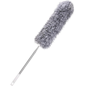 Bendable Electrostatic Microfiber Duster With Extendable Handle