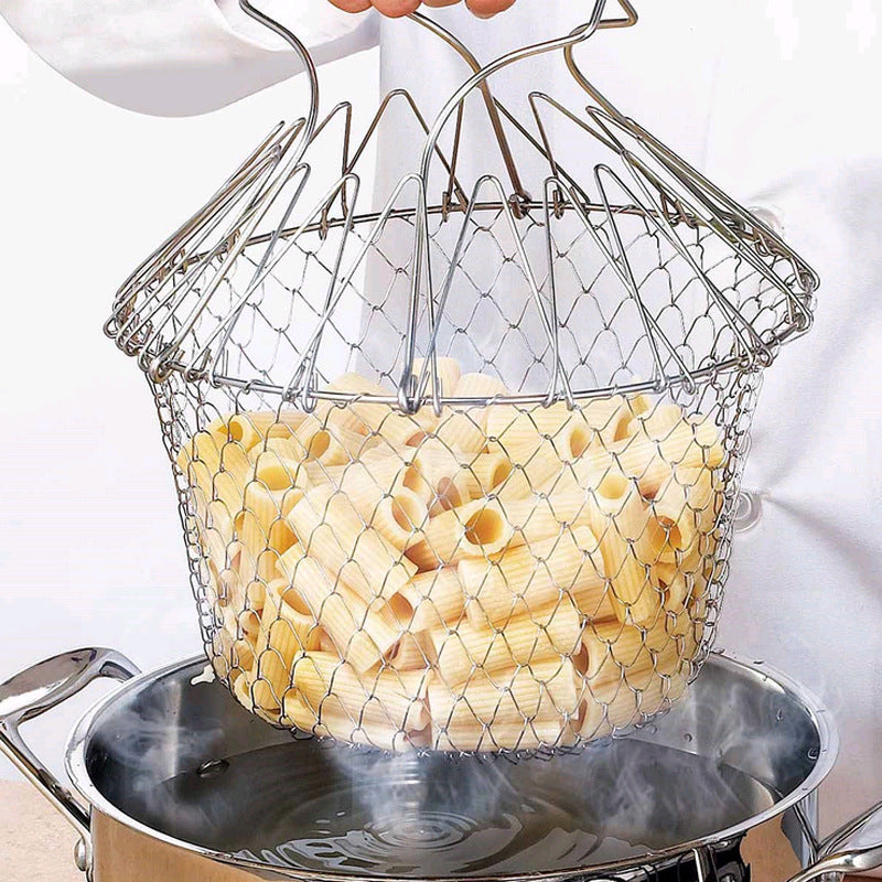 Foldable Fry Boil Basket