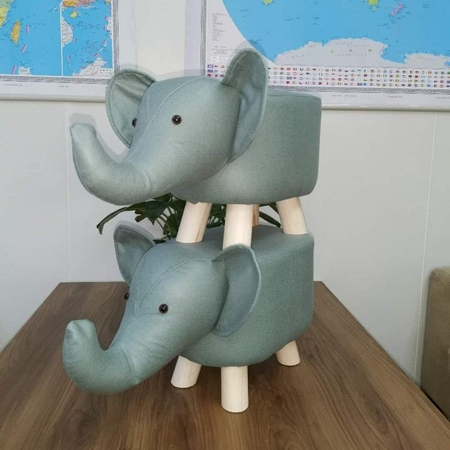 Cute Cartoon Animal Low Stool