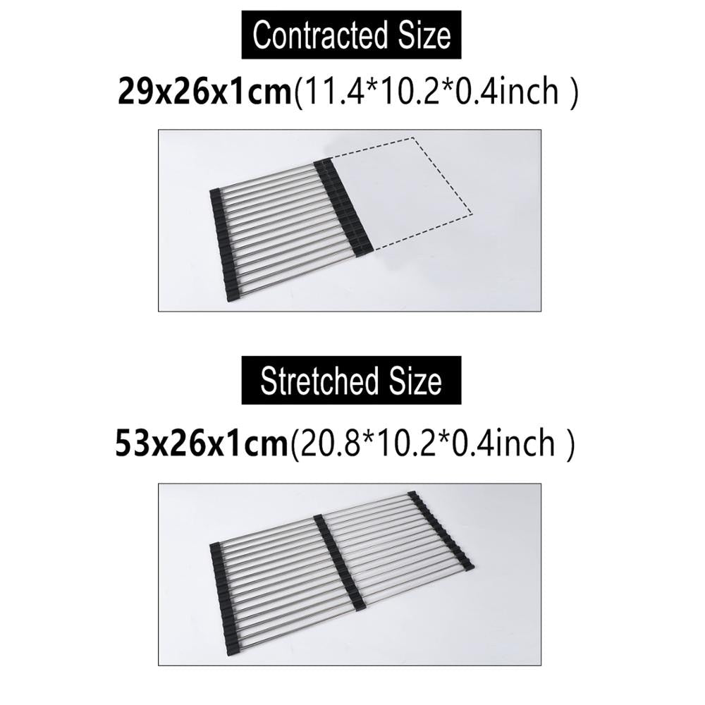 Stretchable Roll-up Drain Rack