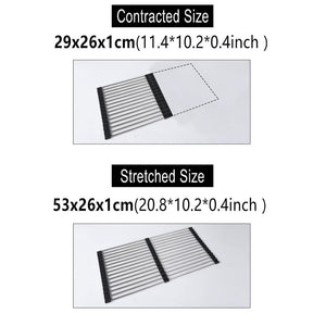 Stretchable Roll-up Drain Rack